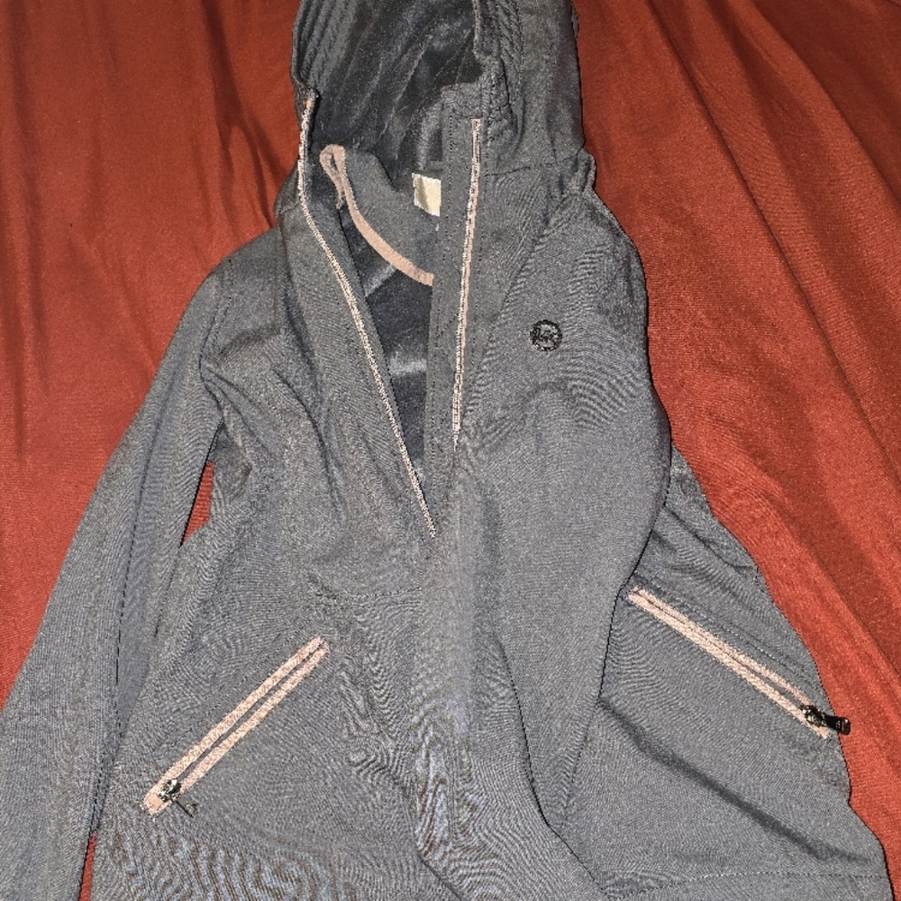 Skull Logo Gray Kids Jacket